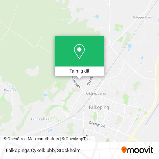Falköpings Cykelklubb karta