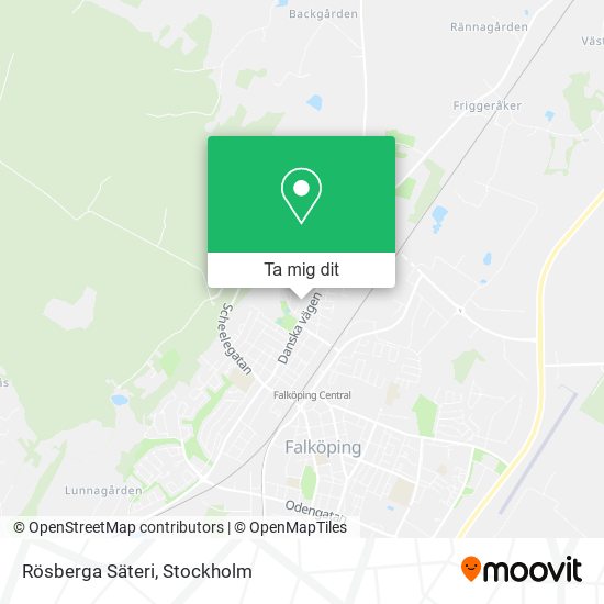 Rösberga Säteri karta
