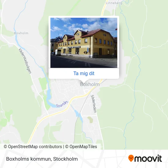Boxholms kommun karta