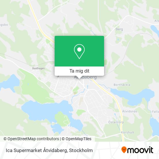 Ica Supermarket Åtvidaberg karta