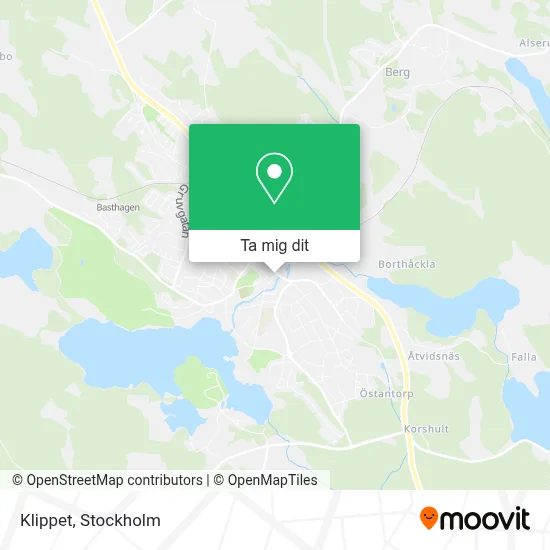 Klippet karta
