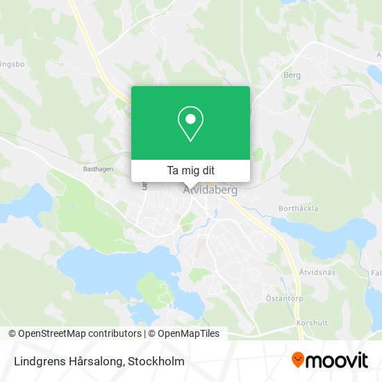 Lindgrens Hårsalong karta