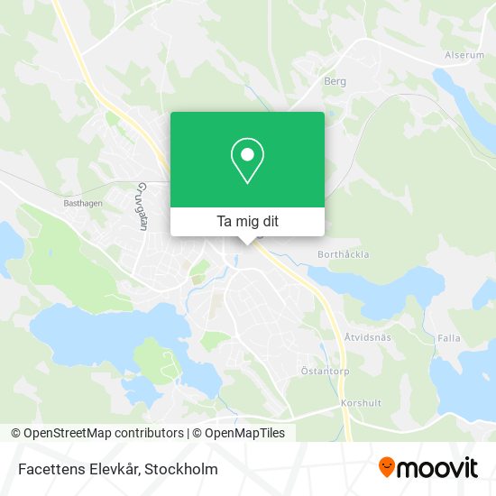 Facettens Elevkår karta