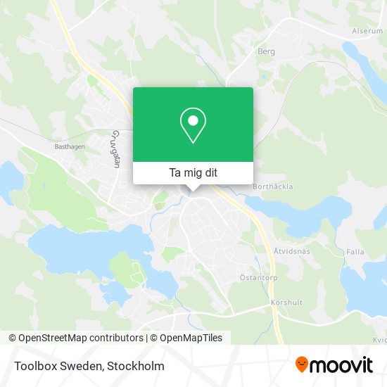 Toolbox Sweden karta