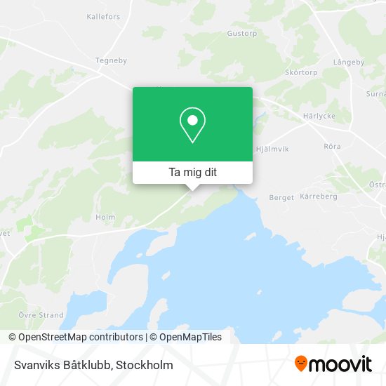 Svanviks Båtklubb karta