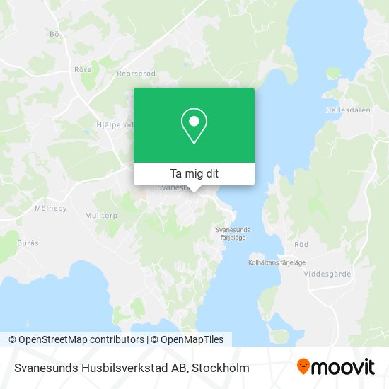 Svanesunds Husbilsverkstad AB karta