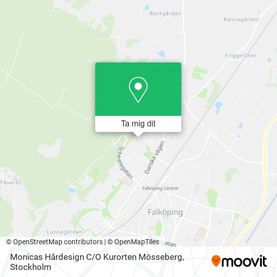 Monicas Hårdesign C / O Kurorten Mösseberg karta