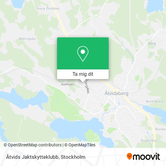 Åtvids Jaktskytteklubb karta