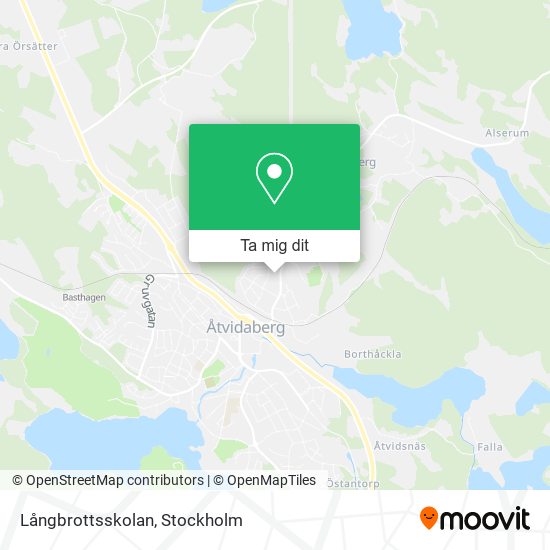 Långbrottsskolan karta