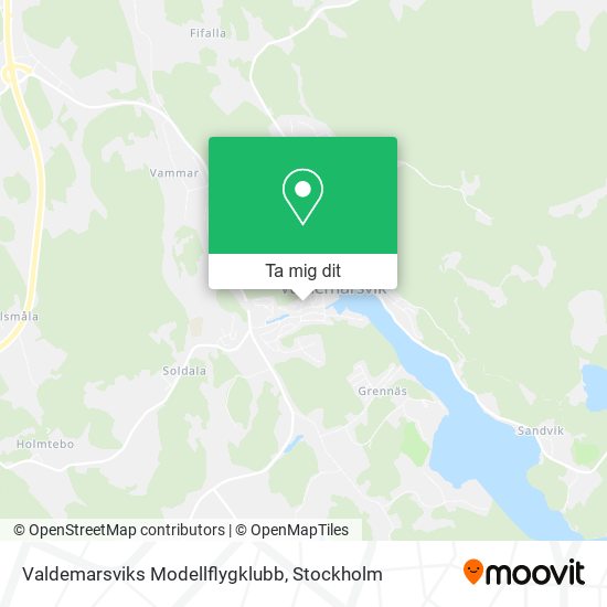 Valdemarsviks Modellflygklubb karta