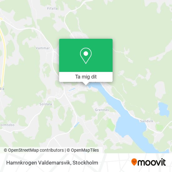 Hamnkrogen Valdemarsvik karta