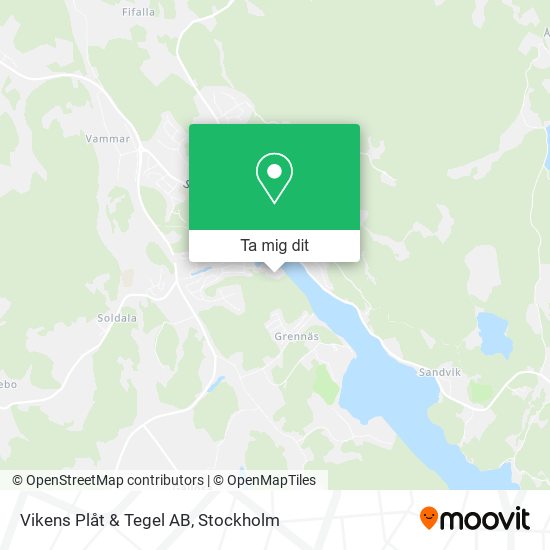 Vikens Plåt & Tegel AB karta