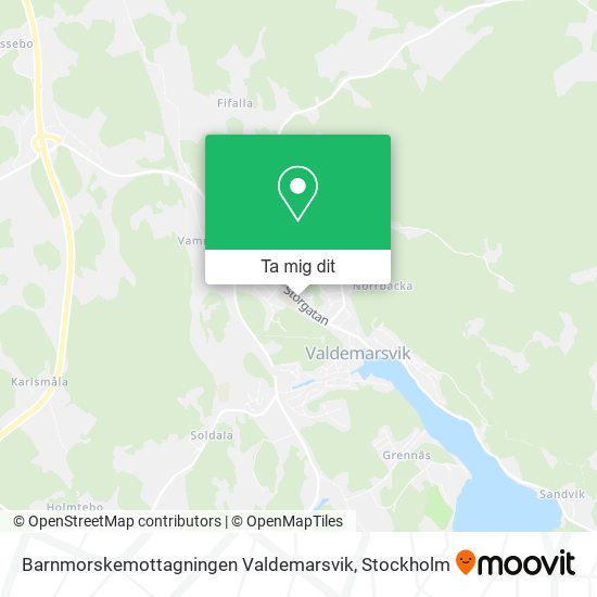 Barnmorskemottagningen Valdemarsvik karta