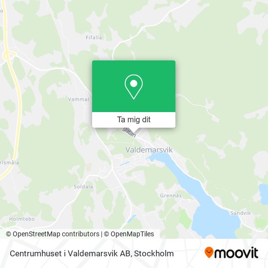 Centrumhuset i Valdemarsvik AB karta