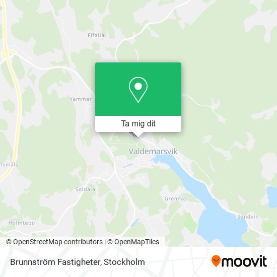 Brunnström Fastigheter karta