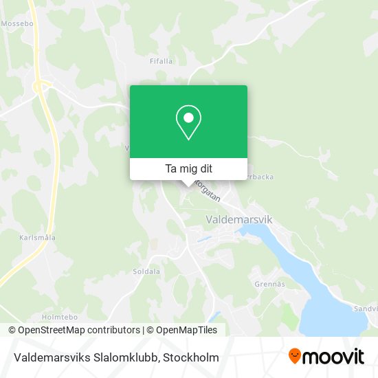 Valdemarsviks Slalomklubb karta