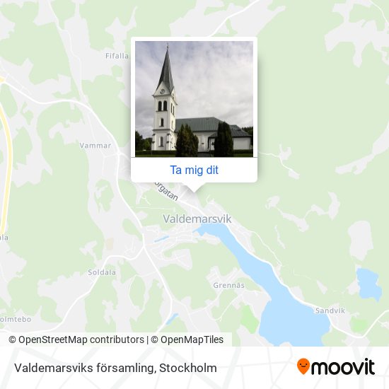 Valdemarsviks församling karta