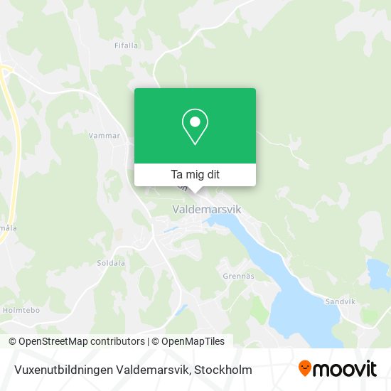 Vuxenutbildningen Valdemarsvik karta