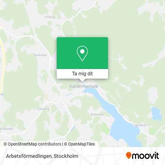 Arbetsförmedlingen karta