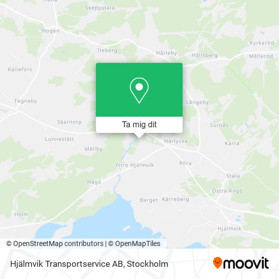 Hjälmvik Transportservice AB karta