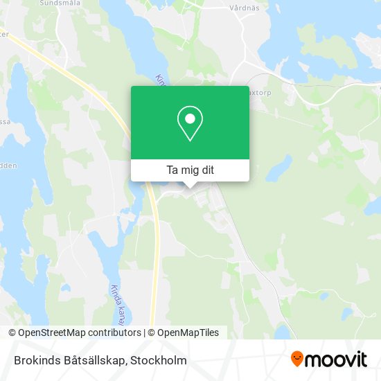 Brokinds Båtsällskap karta