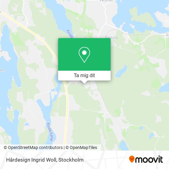Hårdesign Ingrid Woll karta
