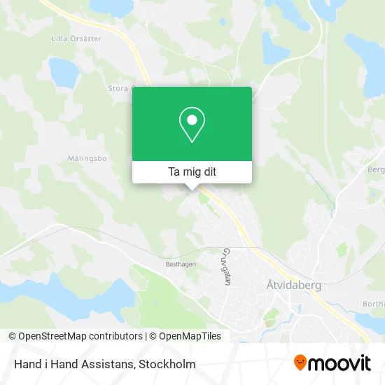 Hand i Hand Assistans karta