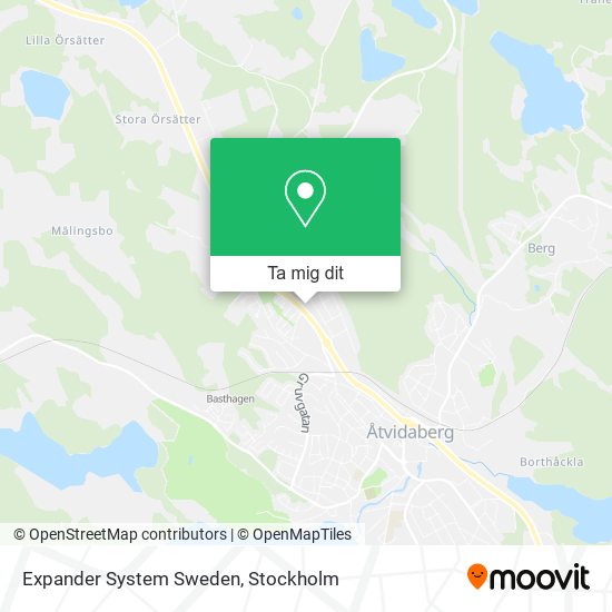 Expander System Sweden karta