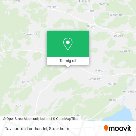 Tavlebords Lanthandel karta