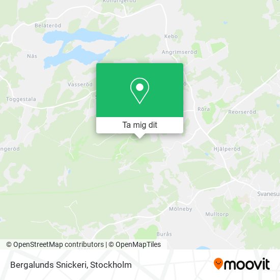Bergalunds Snickeri karta