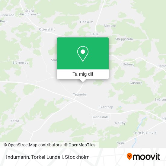 Indumarin, Torkel Lundell karta