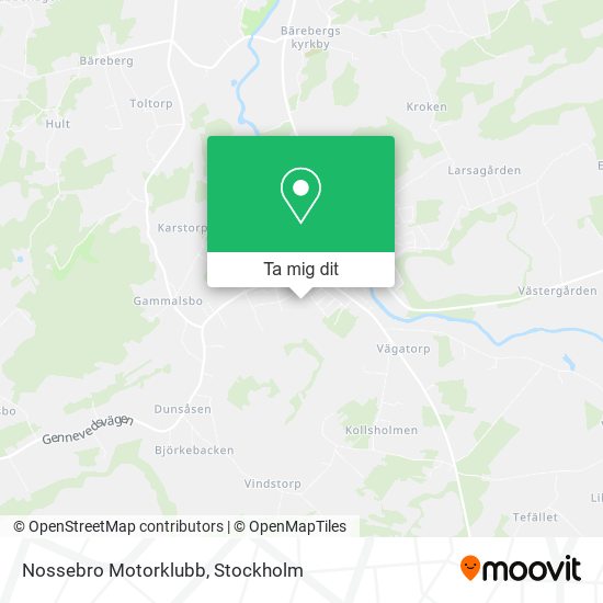 Nossebro Motorklubb karta