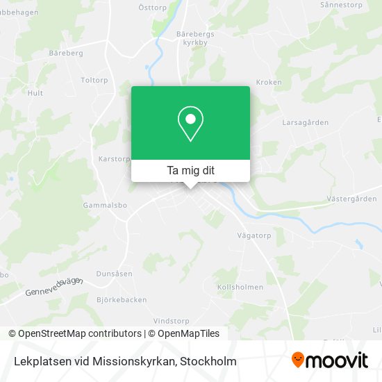 Lekplatsen vid Missionskyrkan karta