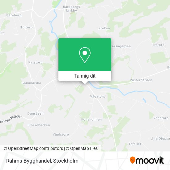 Rahms Bygghandel karta