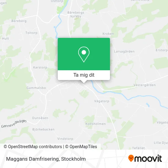 Maggans Damfrisering karta