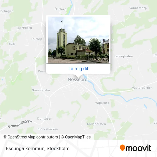 Essunga kommun karta