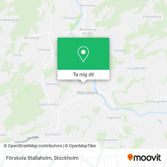 Förskola Stallaholm karta