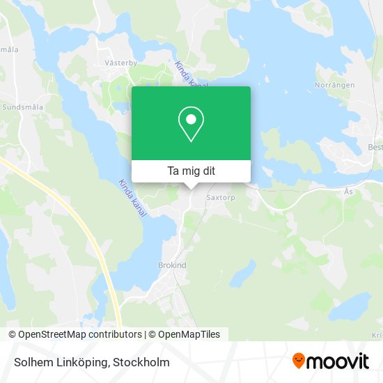 Solhem Linköping karta