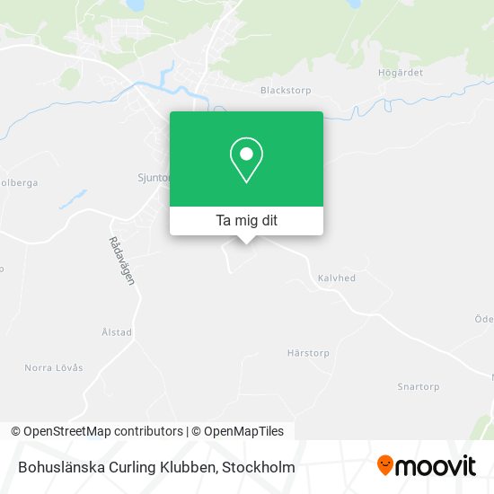 Bohuslänska Curling Klubben karta