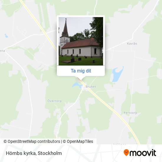 Hömbs kyrka karta