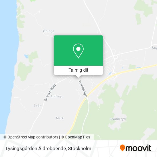 Lysingsgården Äldreboende karta