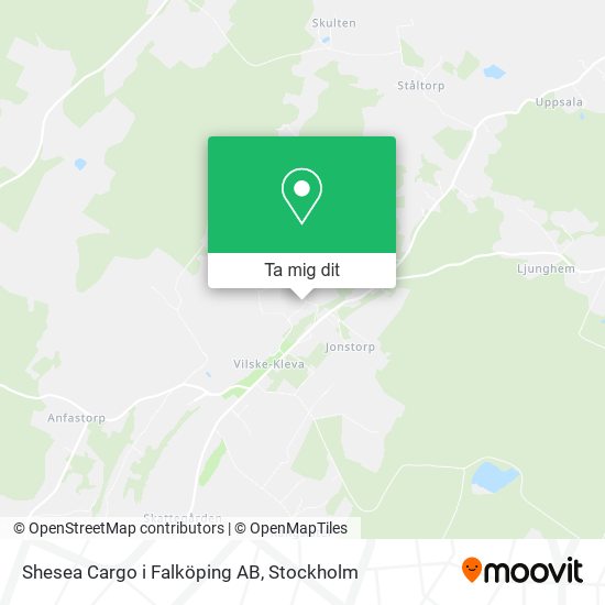 Shesea Cargo i Falköping AB karta