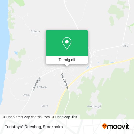 Turistbyrå Ödeshög karta