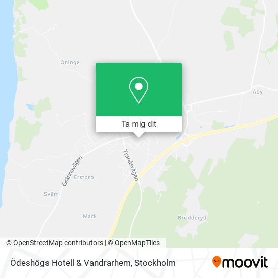 Ödeshögs Hotell & Vandrarhem karta