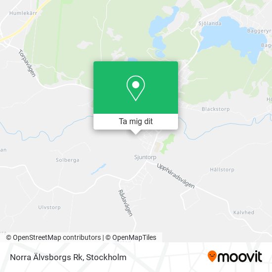 Norra Älvsborgs Rk karta