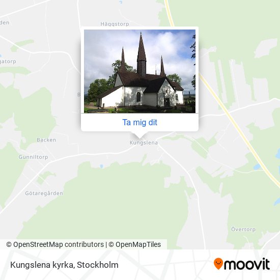 Kungslena kyrka karta
