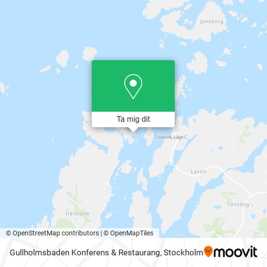 Gullholmsbaden Konferens & Restaurang karta