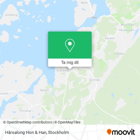 Hårsalong Hon & Han karta