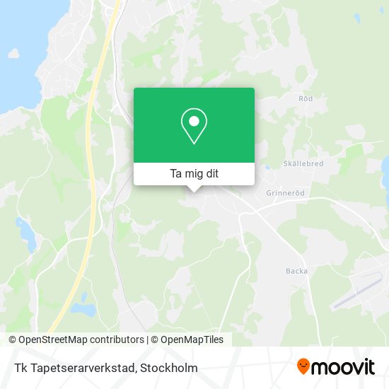 Tk Tapetserarverkstad karta