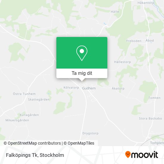 Falköpings Tk karta